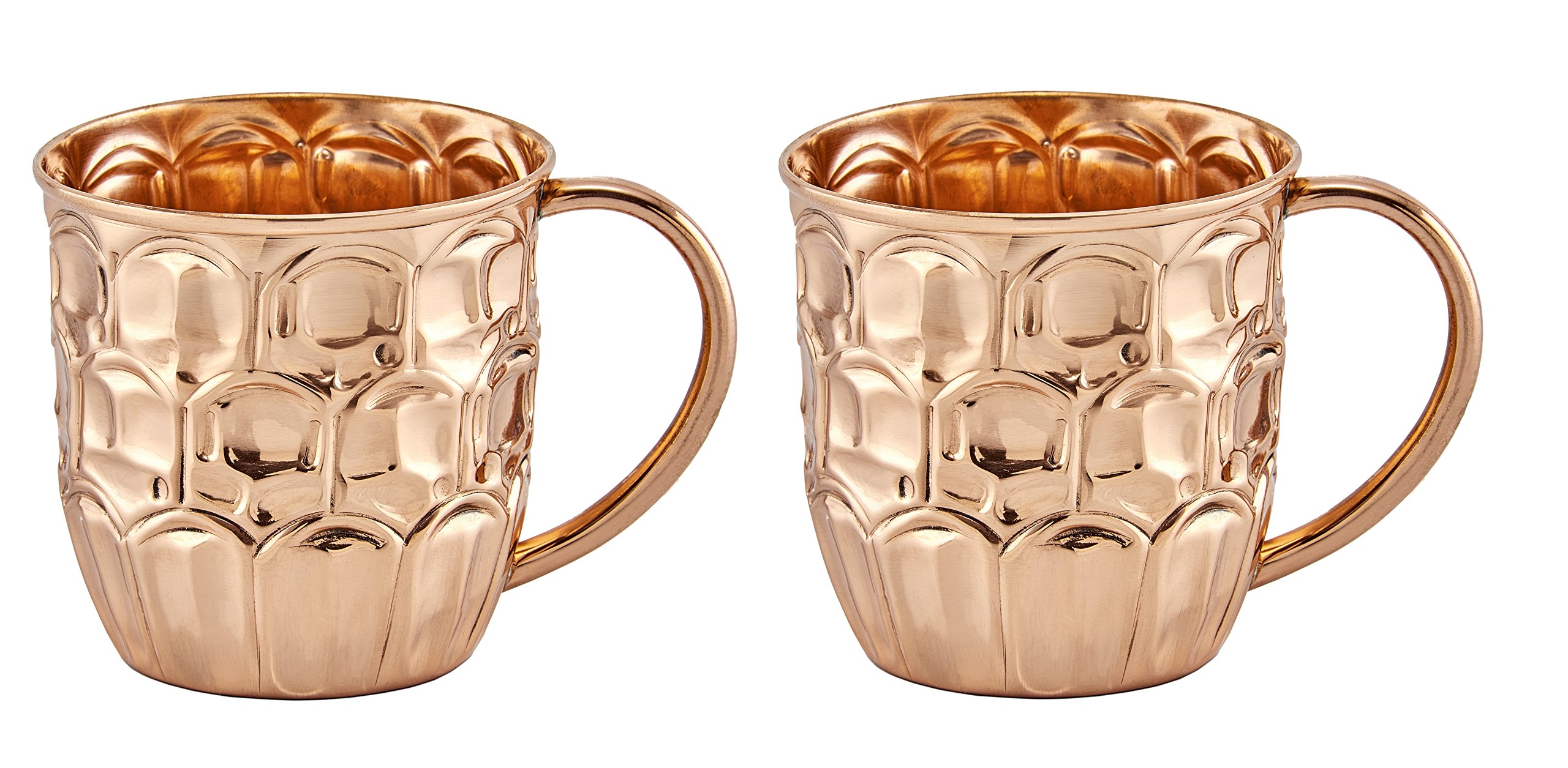 Amazon.com | Old Dutch 20 oz Solid Beer Krugs (Set of 2), Copper